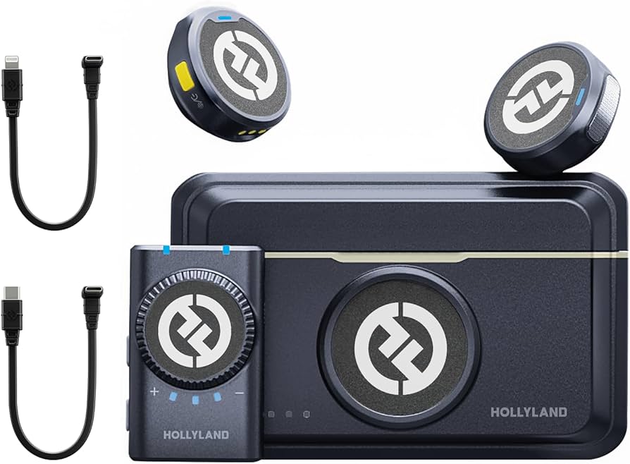 Amazon.com: Hollyland Lark M2 Wireless Lavalier Microphone for