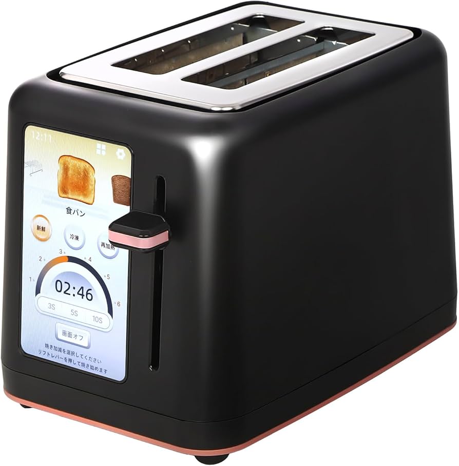 Amazon | TOASTY タッチパネル式 ポップアップトースター ｜ 簡単操作