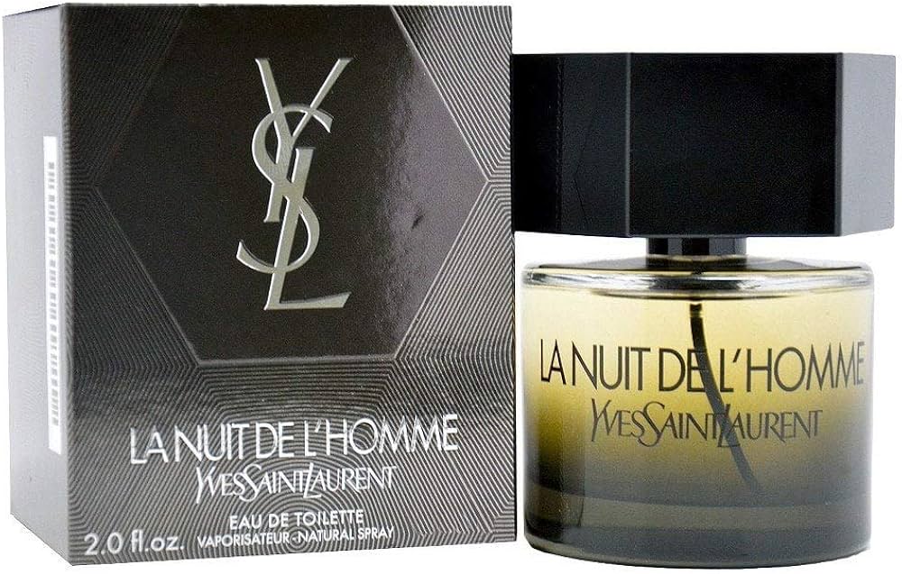 Amazon.com: Ysl La Nuit L'homme 2 盎司(約56.7 克)Edt Sp 男款: 美容