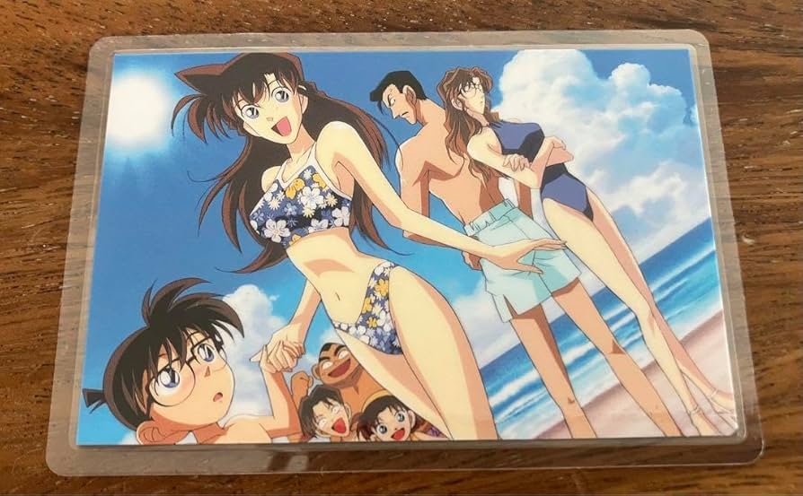 Amazon.co.jp: コナン 毛利蘭 工藤新一 妃英理 ラミネートカード 超