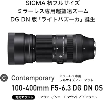 Amazon.co.jp: シグマ(Sigma) レンズ 100-400mm F5-6.3 DG DN FUJIFILM