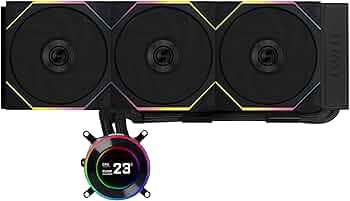 Amazon | LIANLI 簡易水冷キット HydroShift II LCD-C 360TL Black 2.1