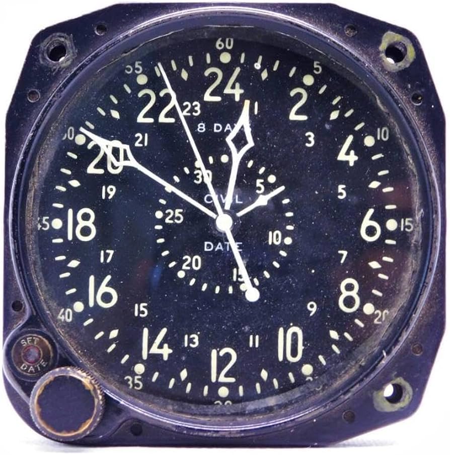 waltham コックピットクロック 他2点 waltham コックピットクロック 他