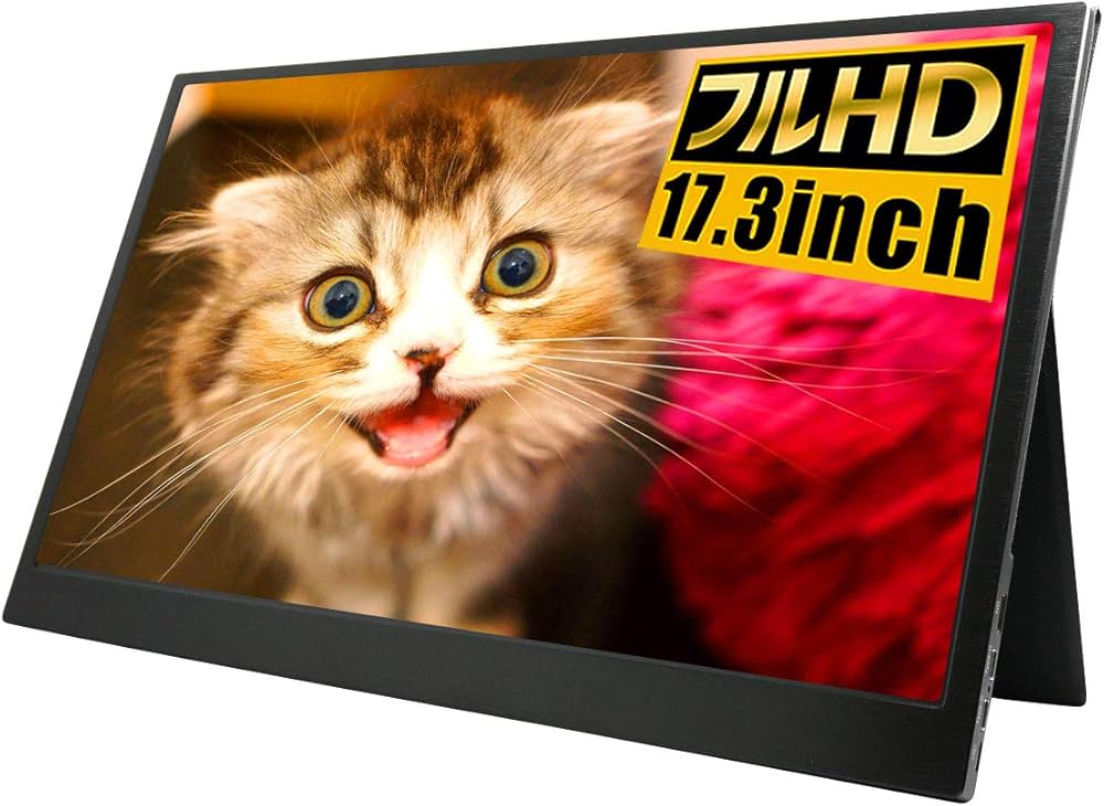 Amazon.co.jp: モバイルモニター フルHD 17.3インチ 3年保証 WT-173SF