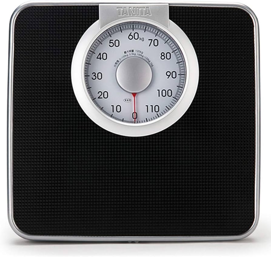 Amazon.co.jp : 機械式体重計、アナログ体重計、レトロ、滑り止め、120
