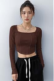 Amazon.in: Square Neck - Women's T-Shirts / Women's Tops, T-Shirts