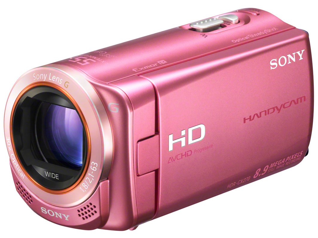 Amazon.co.jp: SONY HDビデオカメラ Handycam CX270V サクラピンク HDR