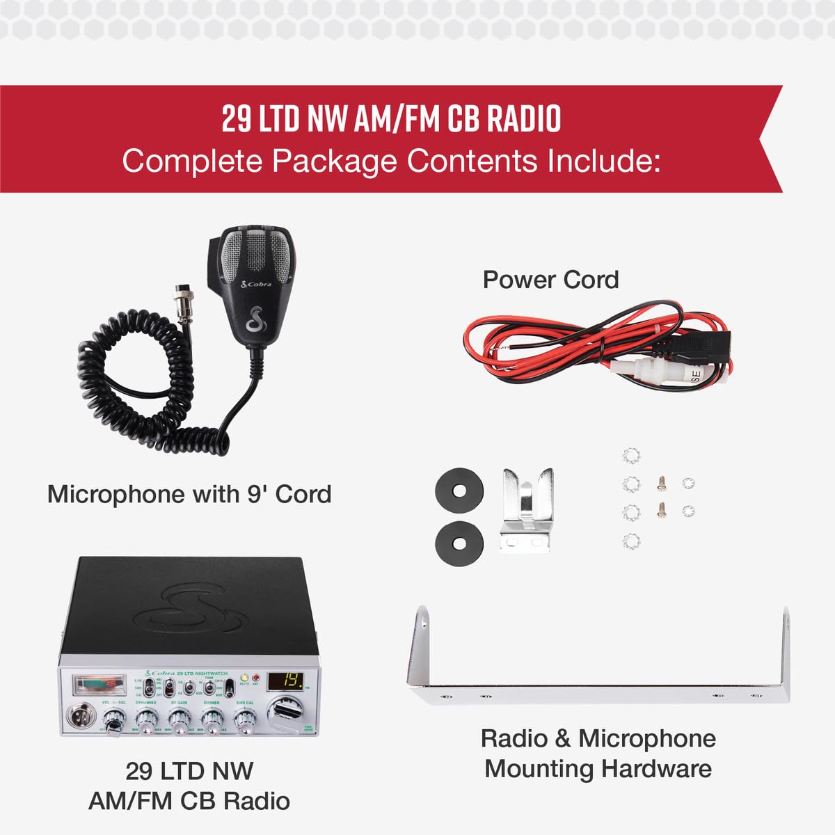 Amazon.com: Cobra 29 NW AM/FM Classic Professional CB Radio - Easy
