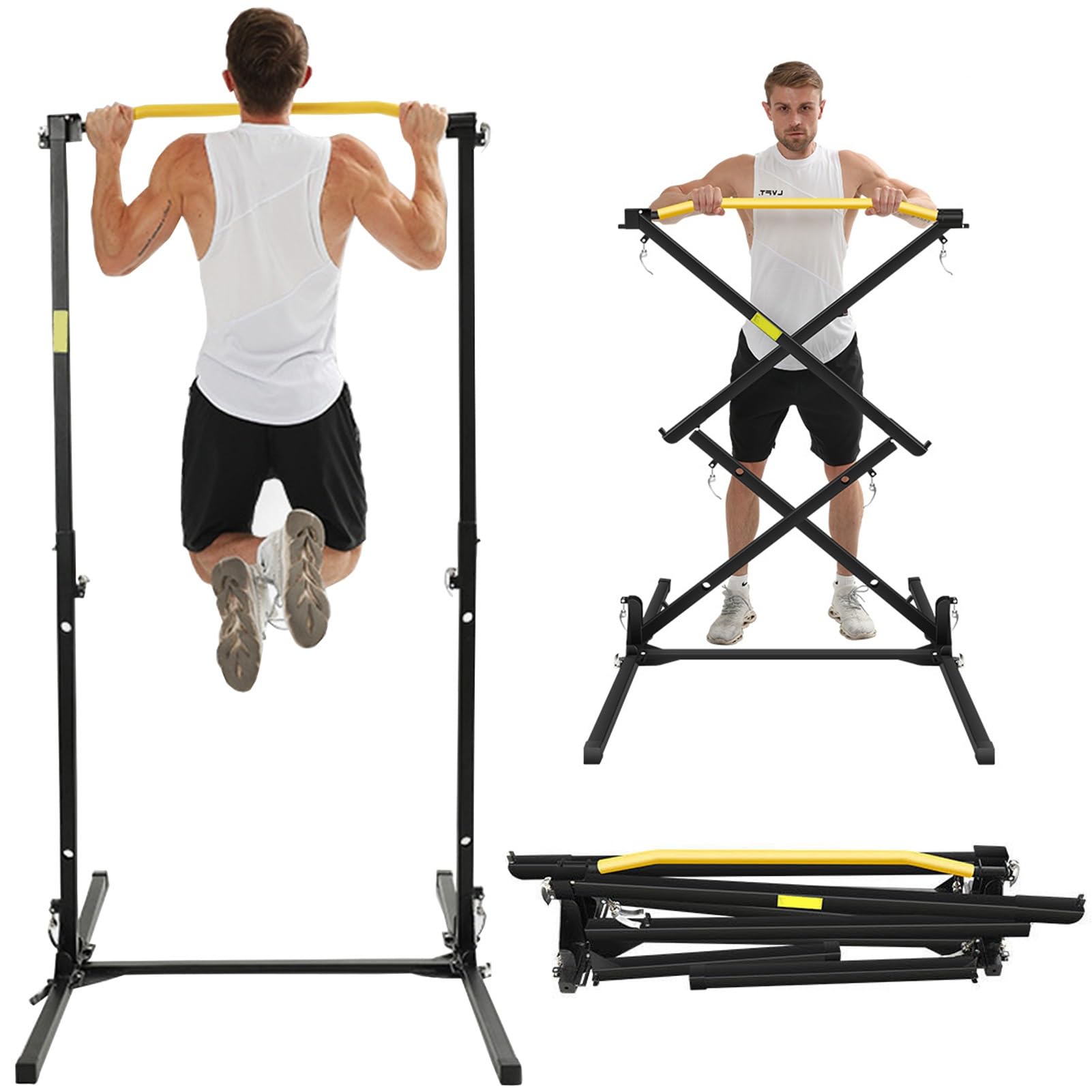 Amazon | 折り畳み 懸垂マシン 鉄棒と平行棒 屋内 懸垂バー 耐荷重