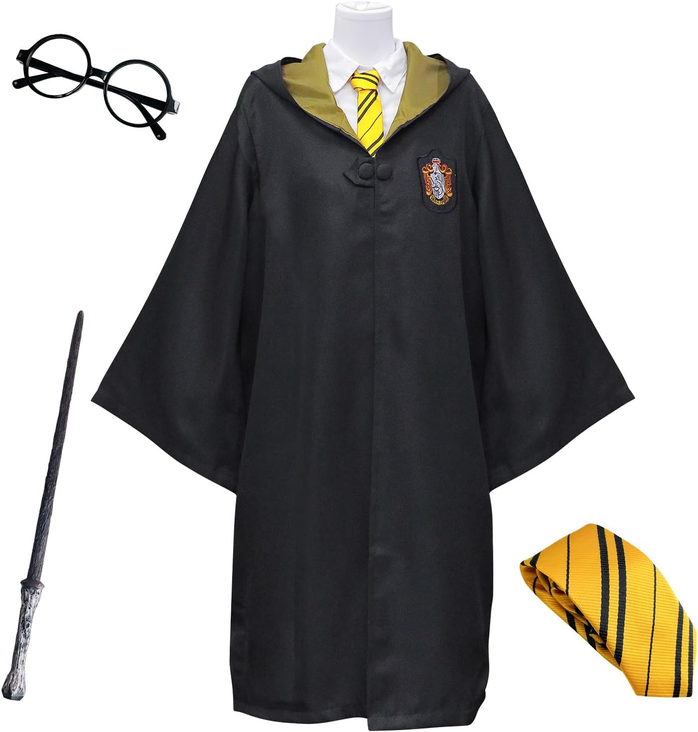 Amazon.co.jp: Sutekus Harry Potter Robe + Glasses + Tie + Magic