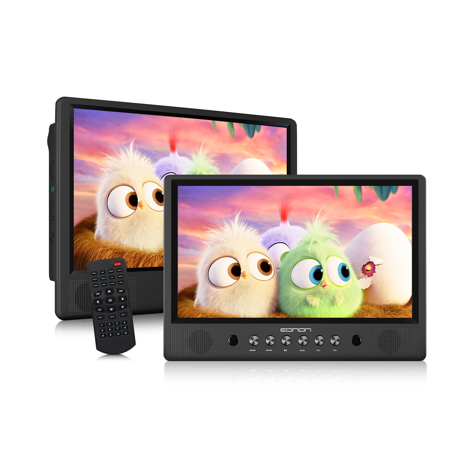 Amazon.co.jp: EONON ヘッドレストモニター バッテリー内蔵 2台セット