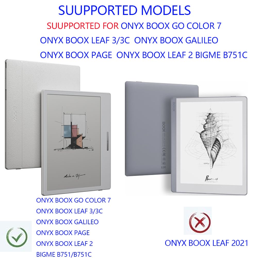 Amazon.co.jp: Mingfeng Onyx Boox Leaf2/3/3Cタブレット用ケース