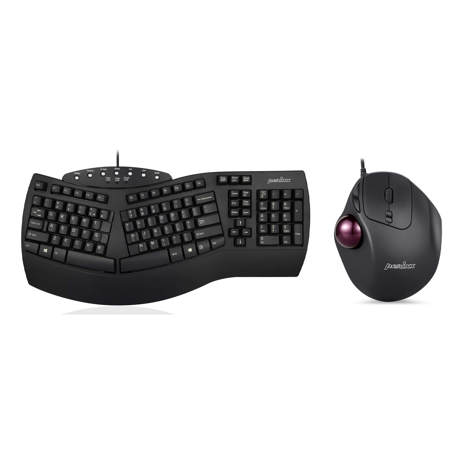 Amazon.com: Perixx Wired USB Ergonomic Split Keyboard with