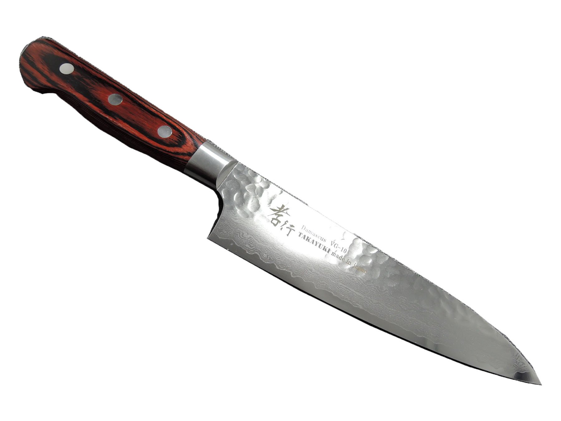 Amazon | 堺孝行 槌目ダマスカス 33層 洋ハンドル (牛刀180mm 07394