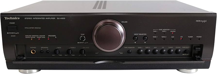Amazon.co.jp: Technics テクニクス ナショナル SU-A900 (ブラック
