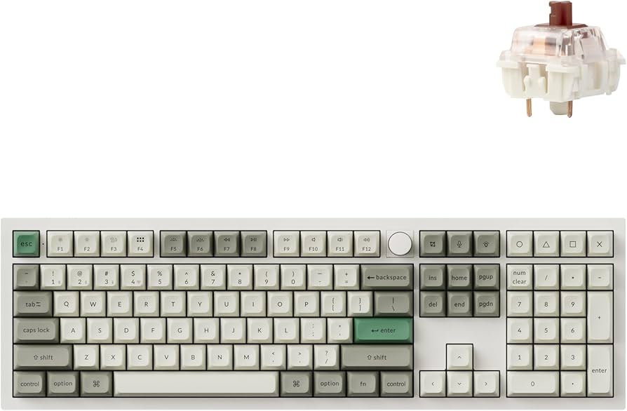 Amazon.com: Keychron Q6 Max QMK/VIA Bluetooth Wireless /2.4 GHz