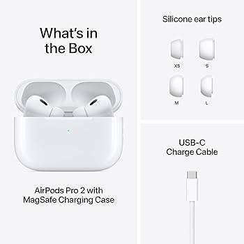 Amazon.com: Apple AirPods Pro(第二代)無線耳塞,附USB-C 充電,主動降