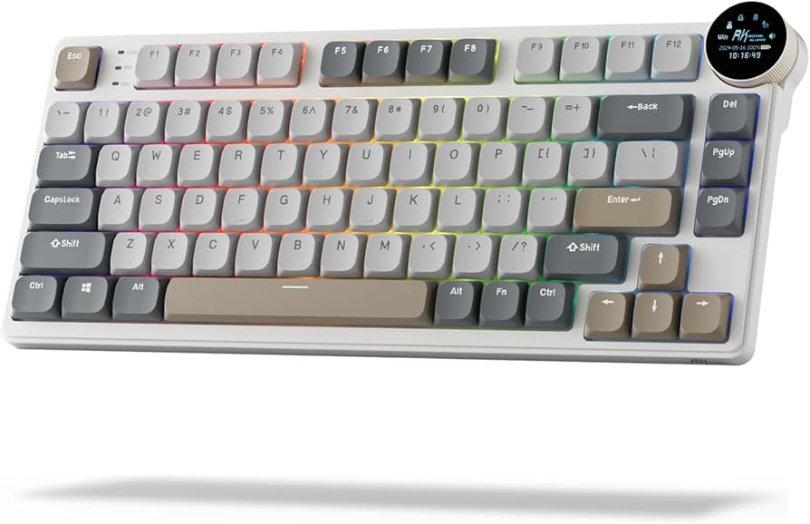 Amazon.com: RK ROYAL KLUDGE N80 Low Profile Mechanical Keyboard w