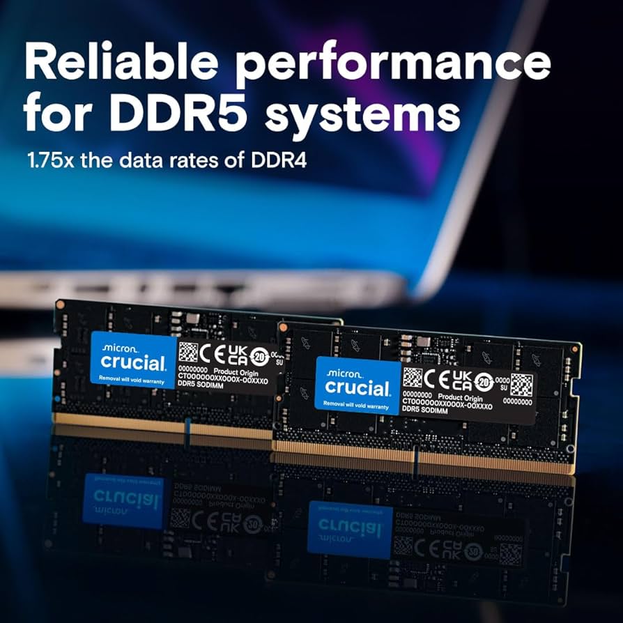 Amazon.co.jp: Crucial ノートPC用増設メモリ 32GB(32GBx1枚) DDR5