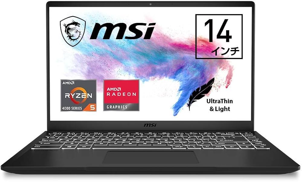 Amazon.co.jp: 【AMD Ryzen5搭載・薄型・軽量】MSIクリエイターノート