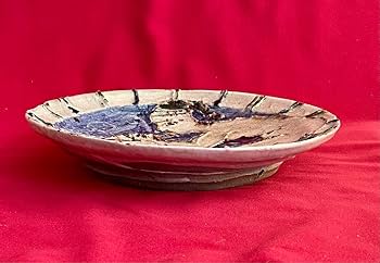 Amazon.co.jp: 川喜田半泥子 大皿 二代半泥子川喜田敦甲書大皿 喇叭を