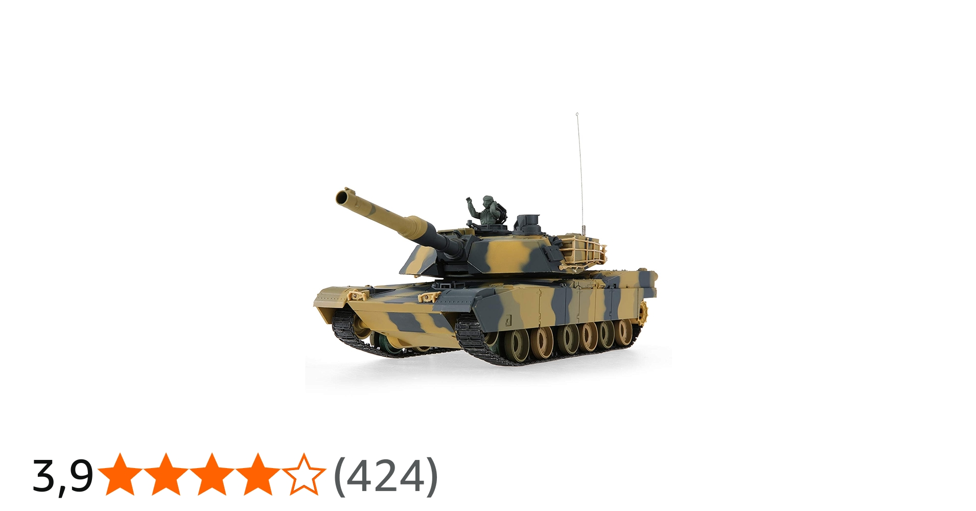 POCO DIVO Abrams M1A2 US Battle Tank RC Airsoft Panzer 1/24 Scale