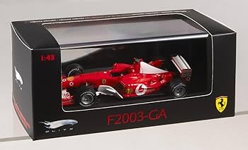 Amazon.com: Hot Wheels Elite Ferrari F2003-GA : Toys & Games