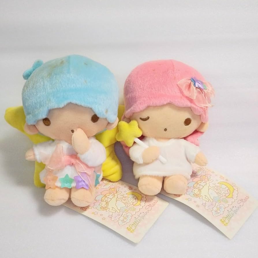 Amazon.co.jp: キキララ ぬいぐるみ リトルツインスターズ しあわせの