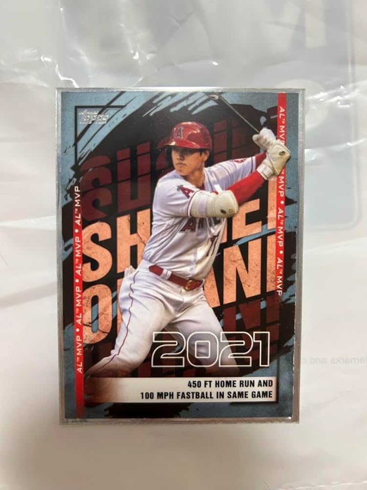 Amazon.co.jp: Topps 大谷翔平2021 MVP カード : おもちゃ