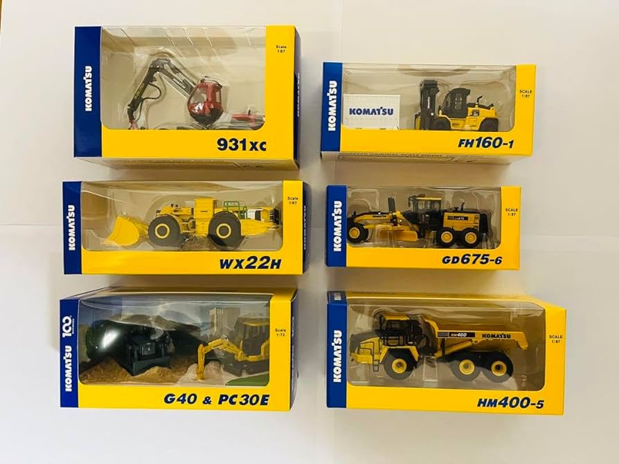 Amazon.co.jp: 小松 コマツ KOMATSU オリジナルミニチュア ミニカー