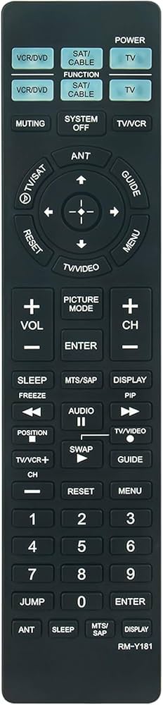 Amazon.com: RM-Y181 Replacement Remote Applicable for Sony FD