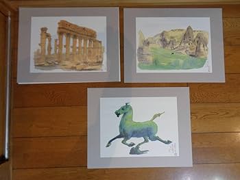 Amazon.co.jp: 初版 平山郁夫 素描集 「遥かなる旅」日本経済新聞社