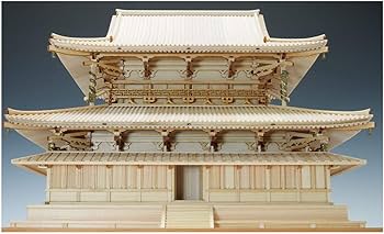 Amazon | ウッディジョー 1/75 法隆寺 金堂 木製模型 組み立てキット