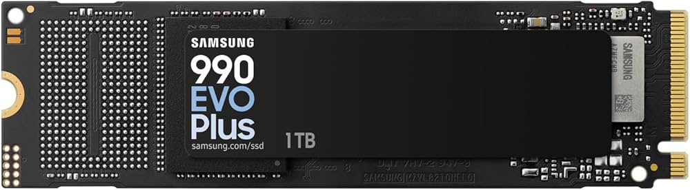 Amazon.co.jp: Samsung 990 EVO Plus 1TB PCIe Gen 4.0 ×4 NVMe M.2