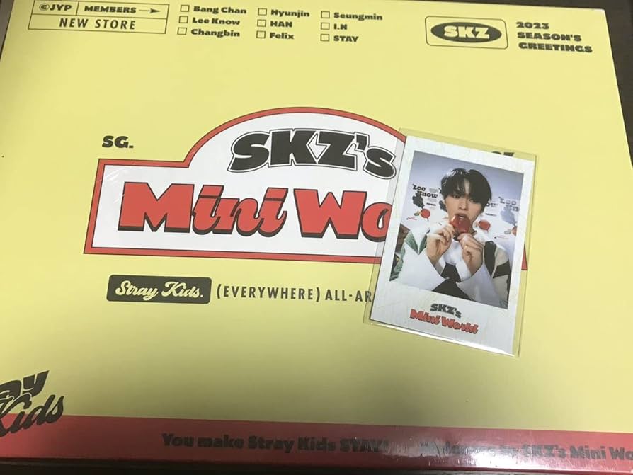 Amazon.co.jp: リノ ポラロイド シーグリ 2023 SKZ's Mini World ポラ