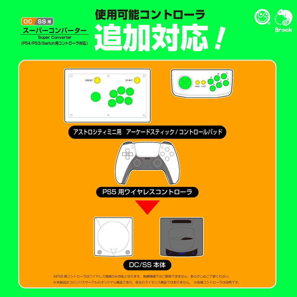 Amazon | DC/SS用 スーパーコンバーター(PS4/PS3用コントローラ対応