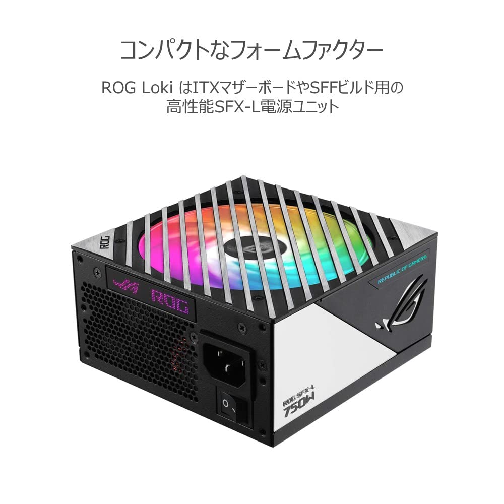 Amazon | ASUS pc電源ユニット 80 PLUS プラチナ 750W SFX ROG-LOKI