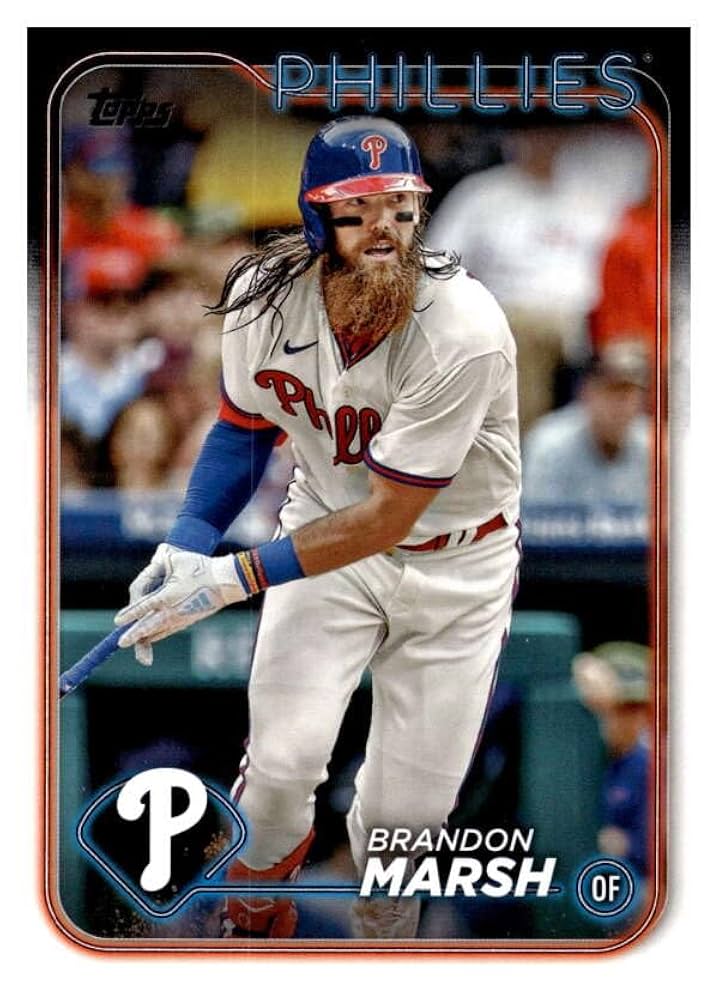 Amazon.com: 2024 Topps #71 Brandon Marsh Philadelphia Phillies