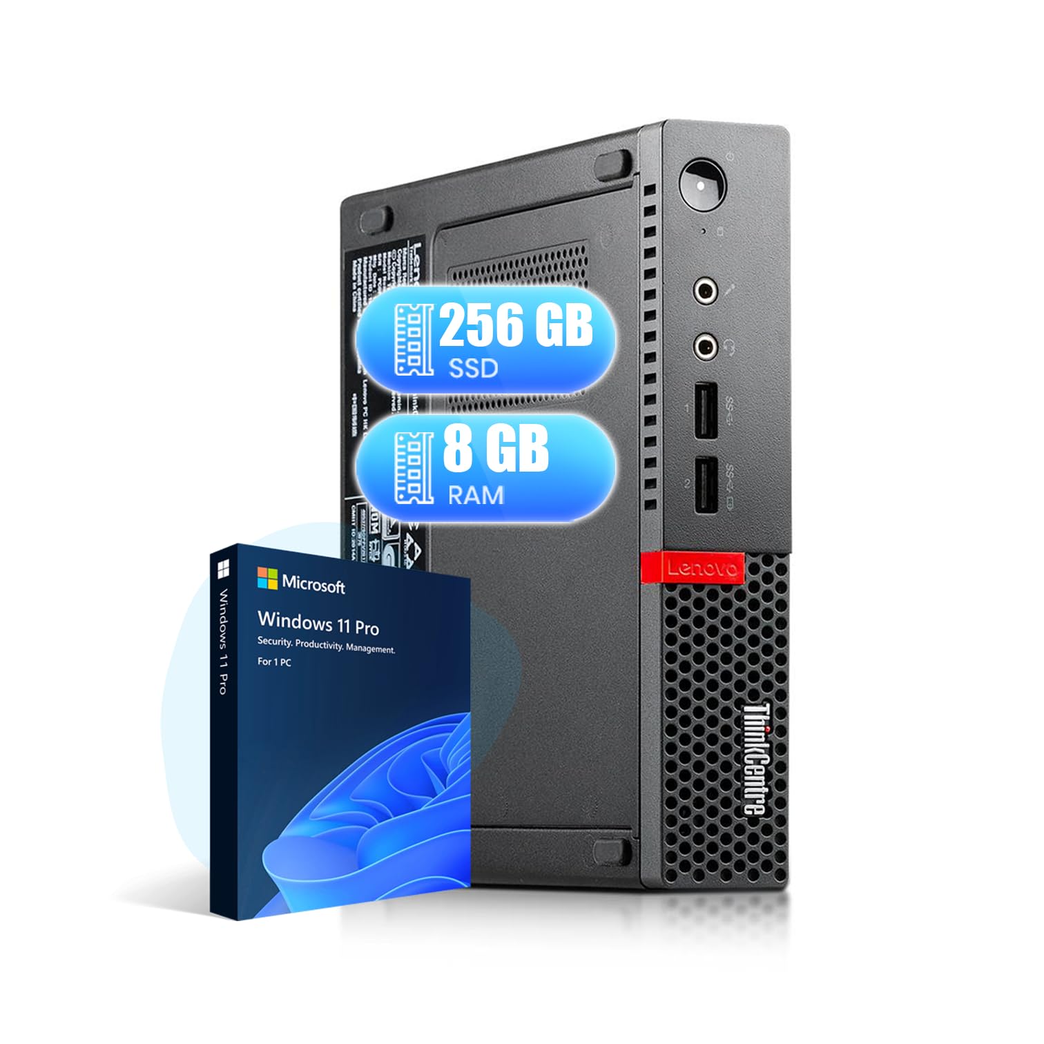 Amazon.com: Lenovo ThinkCentre M910q Tiny Desktop Computer Windows