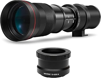 Amazon.com : High-Power 420-800mm f/8.3 Manual Telephoto Zoom Lens