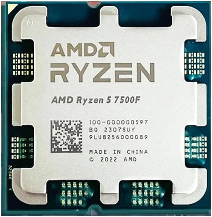Processador Ryzen 5 7500F AM5 6 Core 12 Thread 3,7 GHz