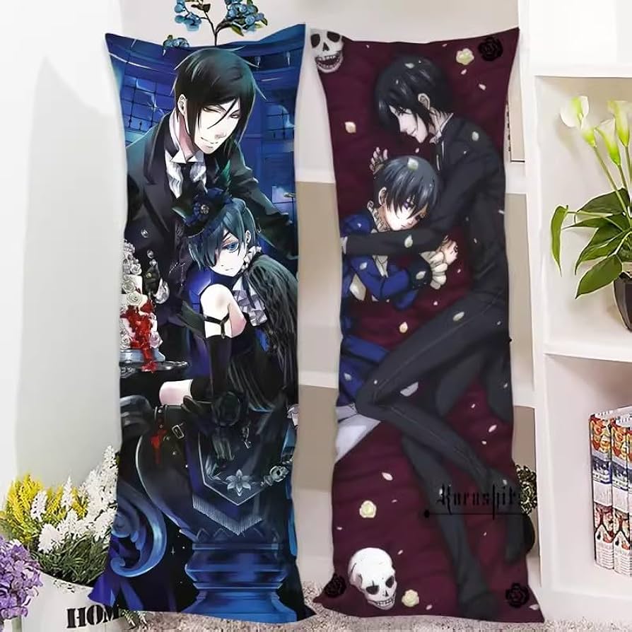 Amazon | 黒執事 抱き枕 クッション セバスチャン シエル葬儀屋 グレル
