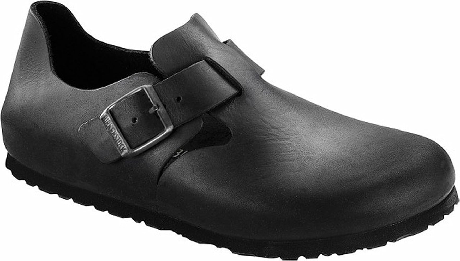 Birkenstock Unisex London Slip-On Black Oiled Leather 37 M EU