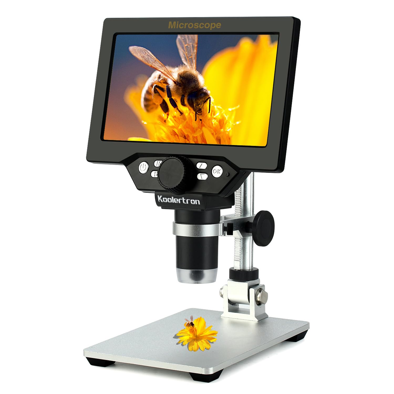 Amazon.co.jp: Koolertron デジタル顕微鏡 4.3インチLCD マイクロ