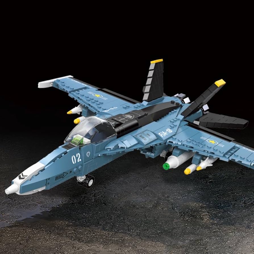 Amazon.com: Apostrophe Games F/A-18 Hornet Fighter Jet Building