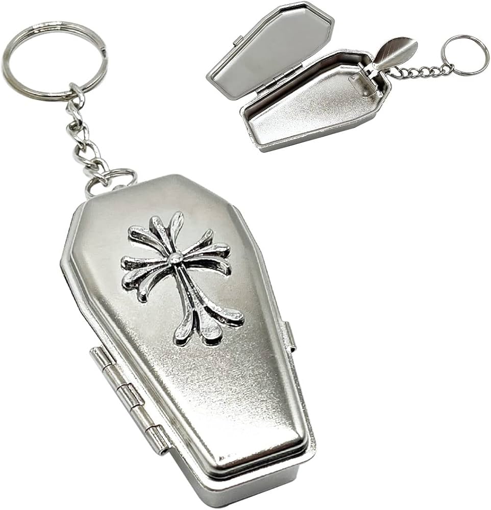 Amazon.co.jp: 棺桶 金属製 灰皿 携帯灰皿 屋外用 タバコ灰皿