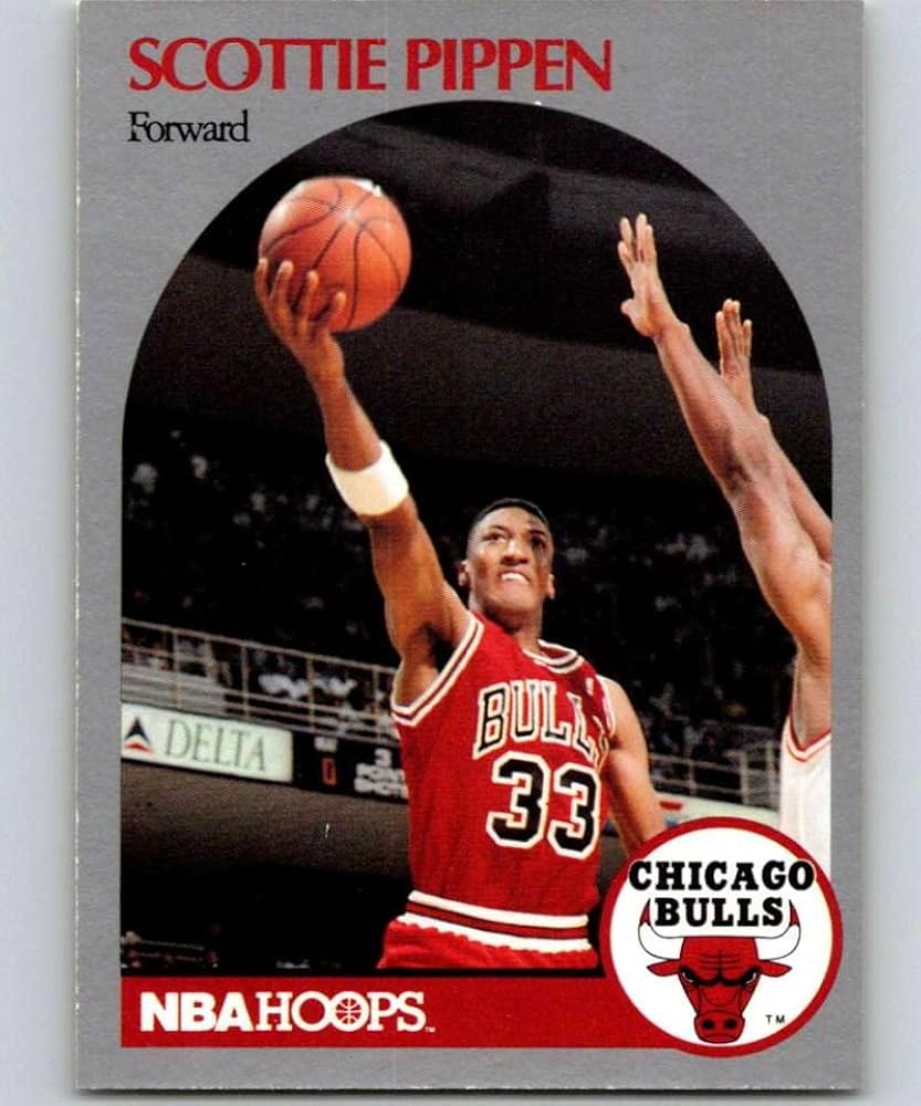 Amazon.com: 1990-91 NBA Hoops #69 Scottie Pippen Chicago Bulls