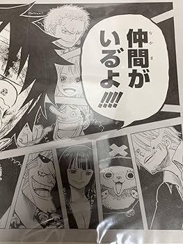 Amazon.co.jp: 複製原画 複製原稿 ONE PIECE ワンピース 仲間がいるよ