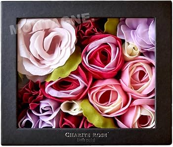 Amazon | フラワーバスペタル ローズ ボックス 入浴剤 バラ 花 ギフト