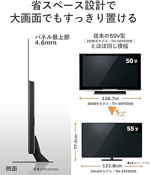 Amazon.co.jp: パナソニック 55V型 有機EL 4K テレビ ビエラ TH